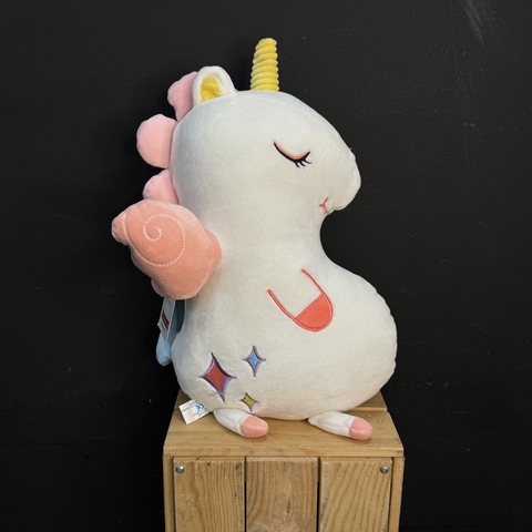 Единорог плюшевый белый