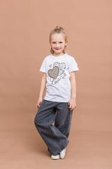 005_БК25 Футболка кор.рукав д/д, белый