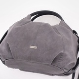 Сумка Саломея 357 македония серый + черный