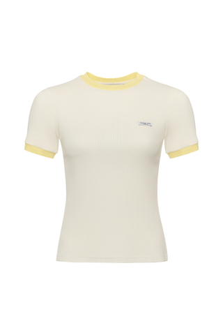 Футболка из хлопковой рибаны