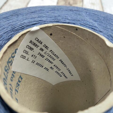 Смесовка с кашемиром (5%) CASA DELL FILATO / BOBBY 1500 джинсовый