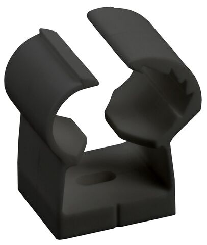 Клипса с фикс. для глад. труб 26-32мм черн. (18шт/упак) IEK