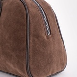 Сумка Саломея 2042 эко-замша шоколад