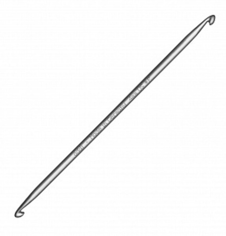 ADDi Крючок вязальный из алюминия для кругового тунисского вязания №2, 15 см