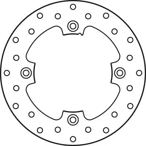 Диск тормозной задний DR/125/450