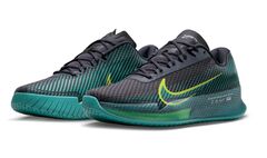 Теннисные кроссовки Nike Zoom Vapor 11 - gridiron/mineral teal/action green/bright cactus
