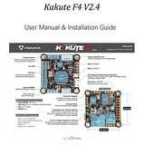 Полётный контроллер Holybro Kakute F4 V2.3 + ESC Tekko32 F4 50A