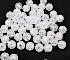 Бусины пришивные акрил, Ø 10 мм, 50 гр