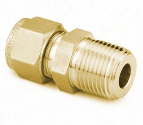 Swagelok B-8M0-1-4 - трубный обжимной фитинг из латуни