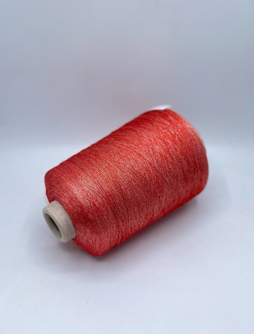 Linea Piu (пр.Италия) art-Image, 4600м / 100 гр.80% вискоза, 20% люрекс, цвет-Красный апельсин(199) арт.34556