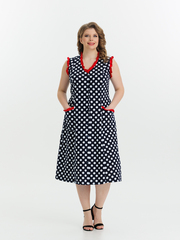 4532 Сарафан на пуговицах