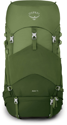 Картинка рюкзак туристический Osprey Ace 75 Venture Green - 4