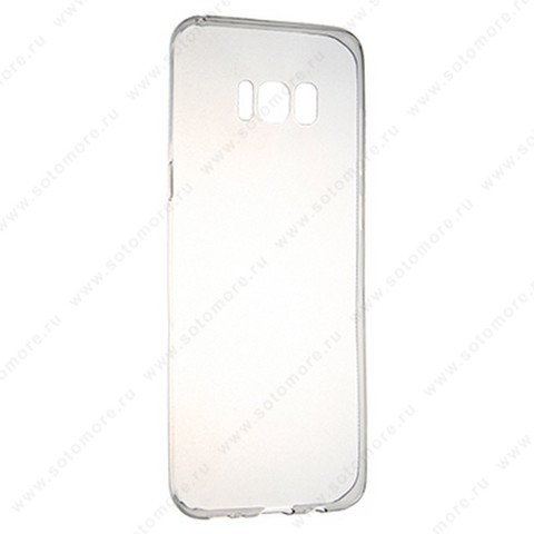 Накладка силиконовая ультра-тонкая для Samsung Galaxy S8 Plus прозрачная