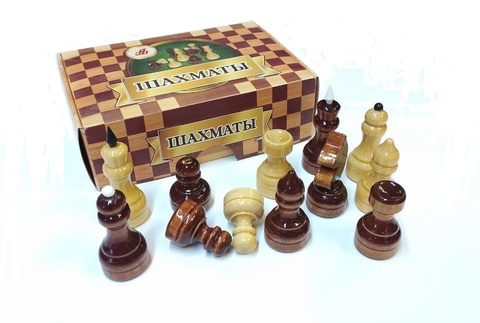 Шахматы обиходные (d26) в картонной упаковке (165*110*50)