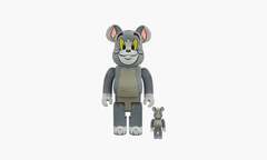 Bearbrick Tom and Jerry: Tom Flocky "100% & 400%" Set