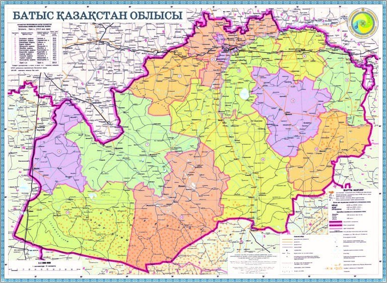 Актогай восточно казахстанская область карта