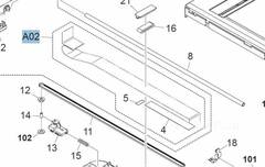 Шлейф сканера KYOCERA 302H994310