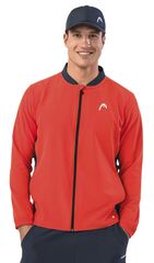 Куртка теннисная Head Breaker Jacket - orange alert/navy