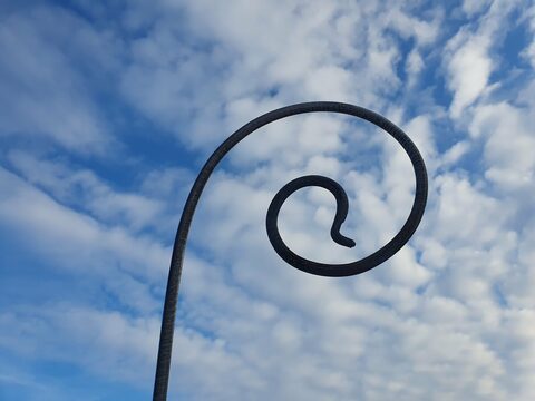 Садовый декор Крюк Завиток СД0001