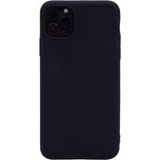 Силиконовый чехол Mat TPU матовый 1.3 мм для iPhone 11 Pro Max (Черный)