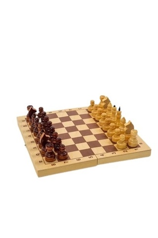 Шахматы гроссмейстерские (d38) в деревянной доске (430*1215*55)