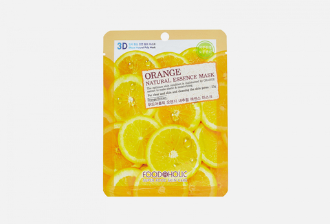 Foodaholic Маска тканевая Foodaholic 3D Mask Sheet Orange