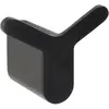 Bemeta 167106210 ORGANIC BLACK Крючок двойной черный матовый
