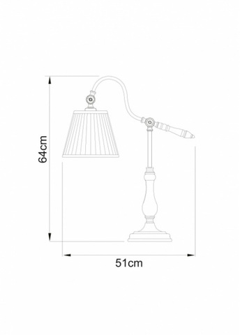 Настольная лампа Arte Lamp SEVILLE A1509LT-1PB