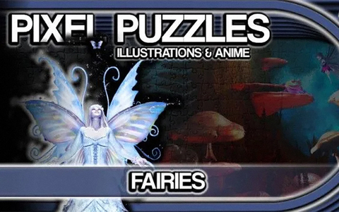 Pixel Puzzles Illustrations & Anime - Jigsaw Pack: Fairies (для ПК, цифровой код доступа)