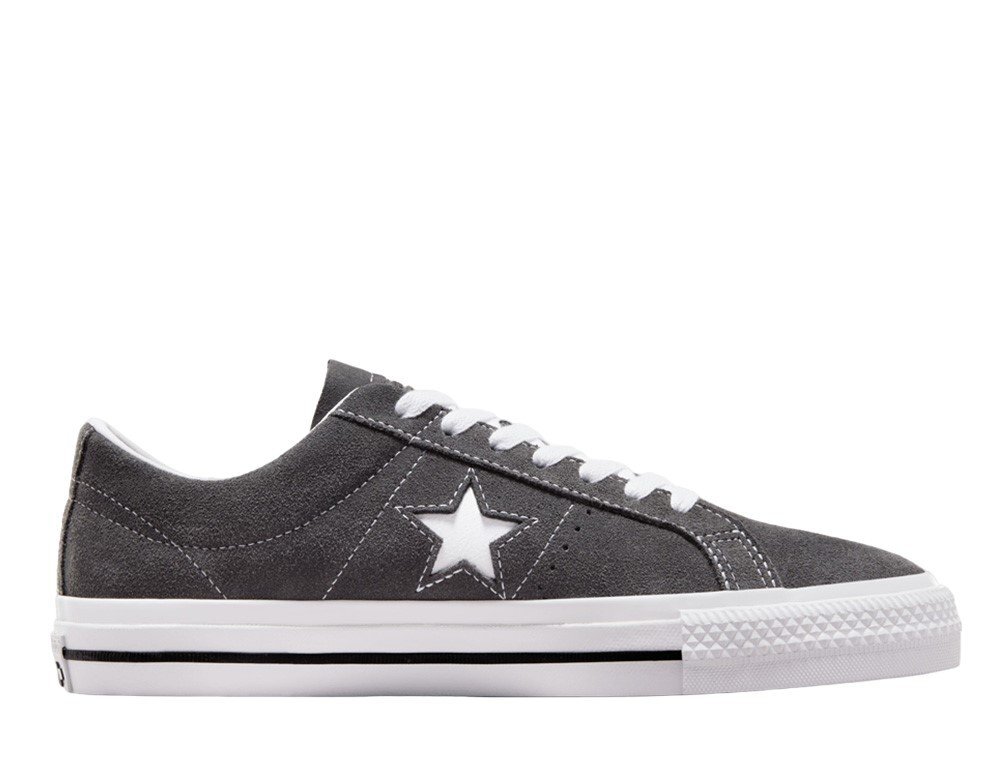 Converse One Star Pro Suede Shoes Gray 19 050 Basketball Store