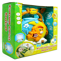 Bairun Музыкальная игрушка-проектор 2 в 1 (свет) (Y360920)