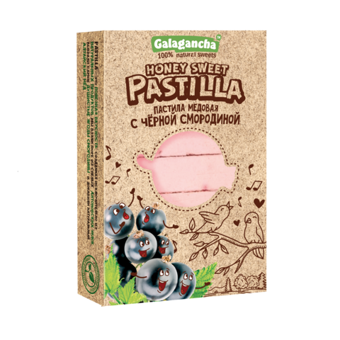 Pastilla Пастила медовая с черной смородиной Galagancha 95г