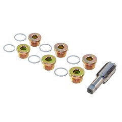 Thorvik ODPRK2015 Набор для восстановления резьбы сливного отверстия поддона M20х1.5, 7 предметов 53214