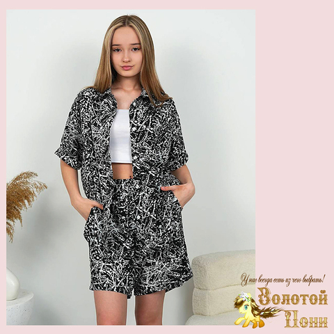 Костюм штапель д (9-12) 250428-B2101