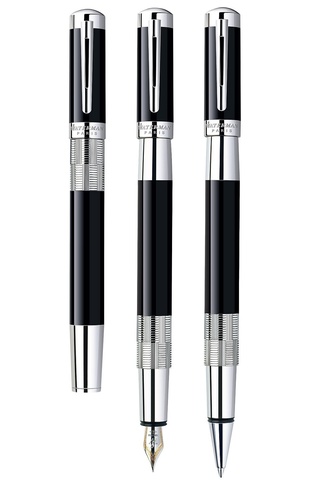 Ручка перьевая Waterman Elegance Black ST, F (S0891390)