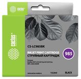 Картридж струйный Cactus CS-LC985BK черный (15мл) для Brother DCPJ315W, DCPJ515W, MFCJ265W