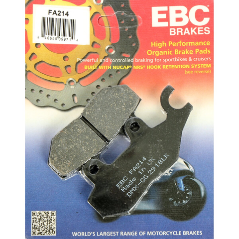 EBC FA214 Brake pad (колодки тормозные)