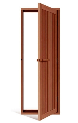 SAWO Дверь 700 х 2040, деревянная (кедр), с порогом, 734-4SD - купить в Москве и СПб недорого по цене производителя

