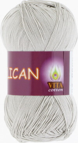 Пряжа Pelican (Vita cotton) 3965 Светло-серый