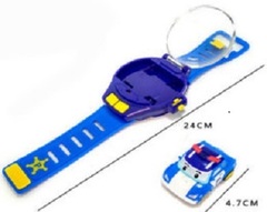 Robocar Poli Часы с мини машинкой на дистанционном управлении (83312)