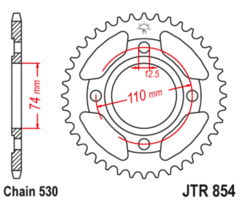 Звезда ведомая JTR854 43