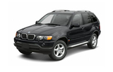 Стекла фар BMW X5 E53 (2000-2003) L.шт