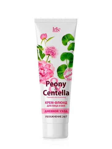 Peony & Centella Крем-флюид для лица и век дневной уход 100мл Iris