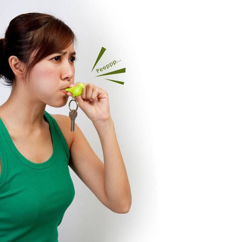 Держатель+брелок для ключей Sparrow белый-черный Qualy