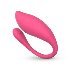 Розовое интерактивное виброяйцо Aria - 