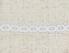 Кружево хлопковое/Тесьма вязаная рис. 01.28.032, ш. 2,5 см, молочный