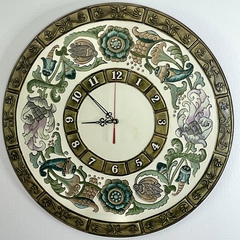 Часы настенные "По мотивам Русских эмальеров"