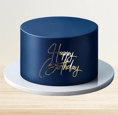 Топпер фронтальный Happy Birthday акрил №2