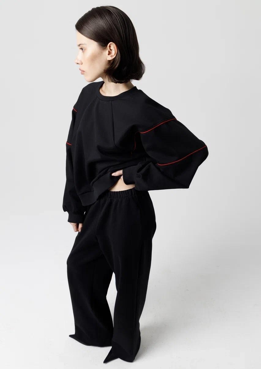 Свитшот с кантом