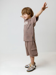 шорты  для мальчика  КР 400828/бразильский дуб к656